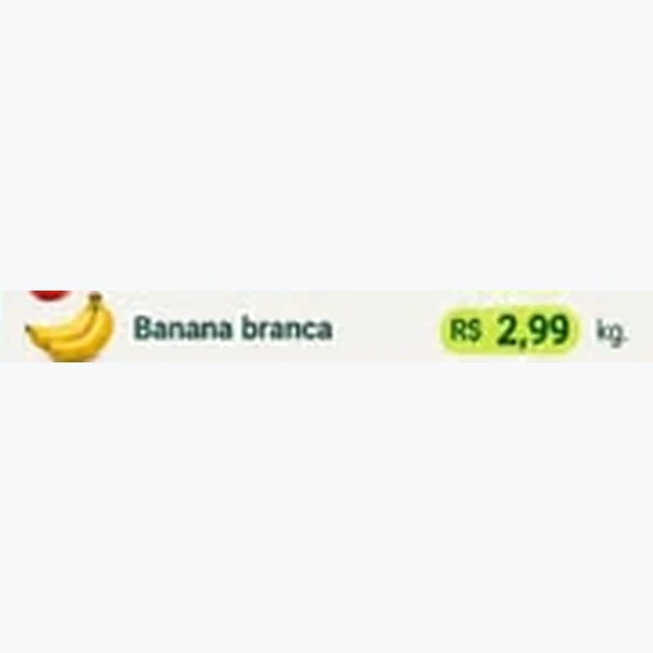 Recorte do encarte de Banana Branca