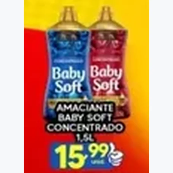 Amaciante Concentrado Baby Soft 1,5 L