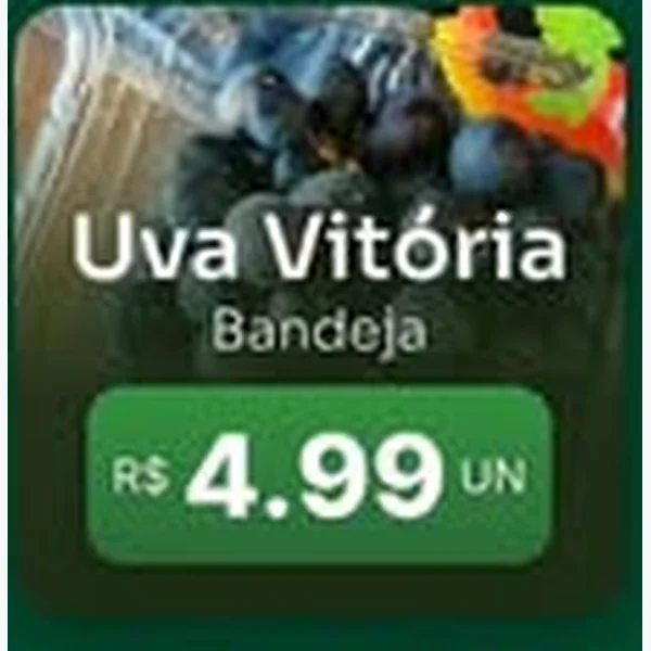 Recorte do encarte de Uva Vitória