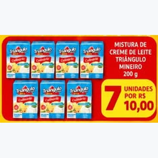 Creme de Leite Triângulo Mineiro 200 g