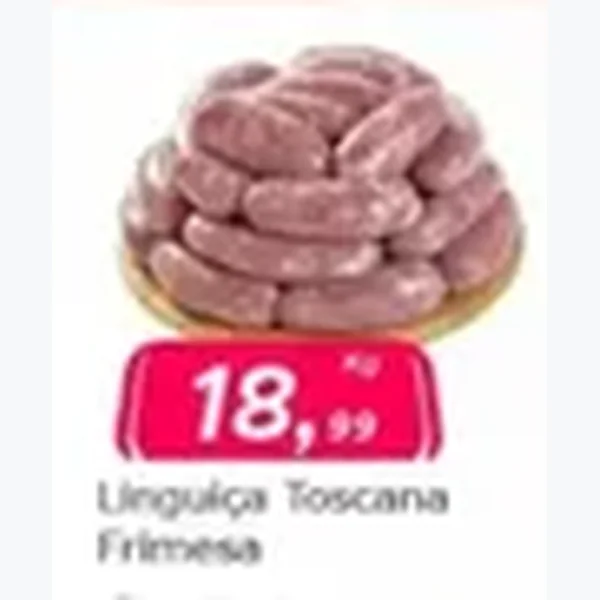 Recorte do encarte de Linguiça Toscana Frimesa