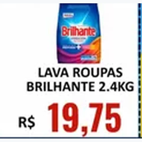 Lava Roupas Brilhante 2,4 kg