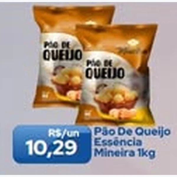 Recorte do encarte de Pão de Queijo Essência Mineira
