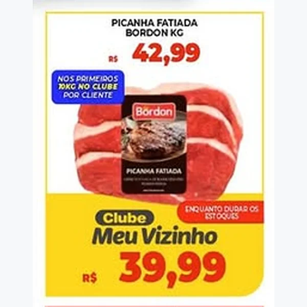 Picanha Fatiada Bordon