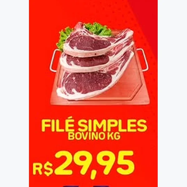 Filé Simples Bovino
