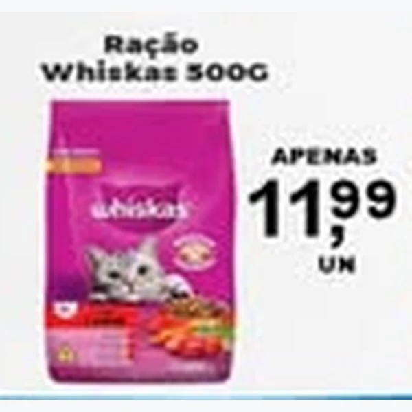 Ração Whiskas 500 g
