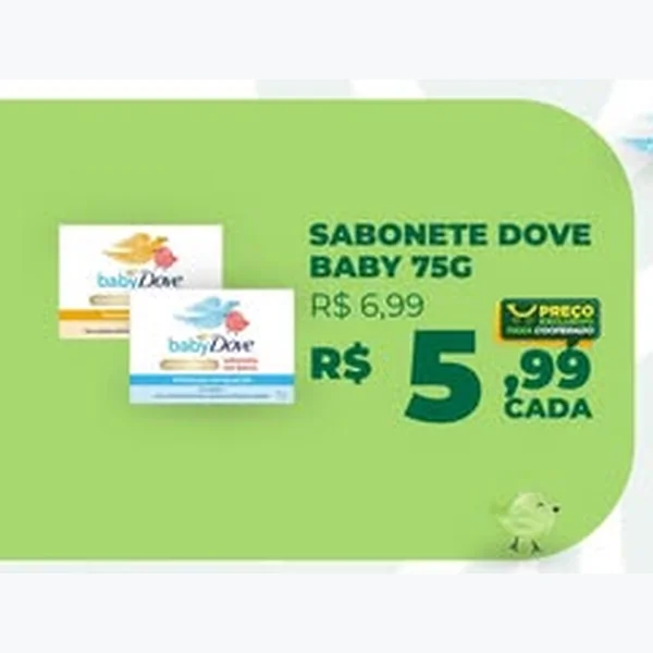 Sabonete Dove Baby 75 g
