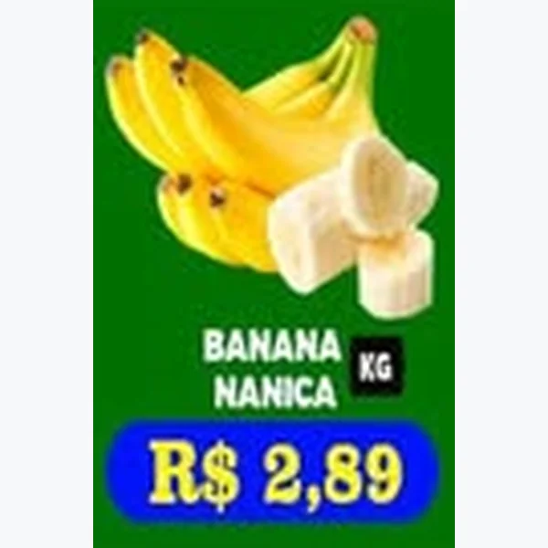 Recorte do encarte de Banana Nanica