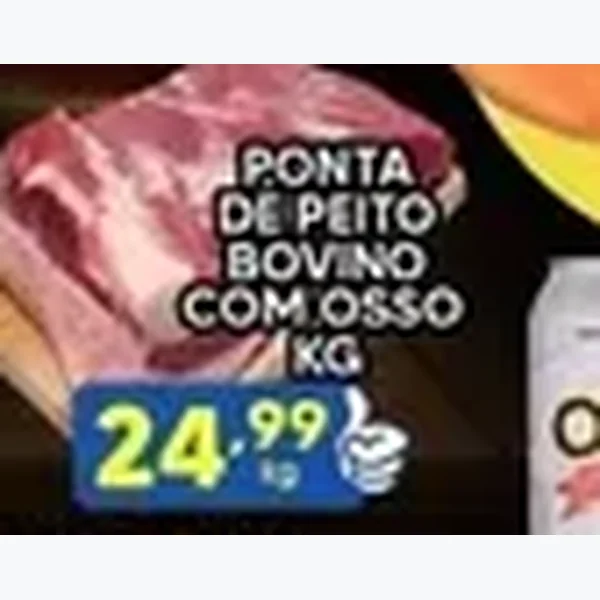 Ponta de Peito Bovino com Osso
