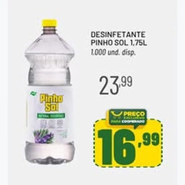Desinfetante Pinho Sol 1,75 L