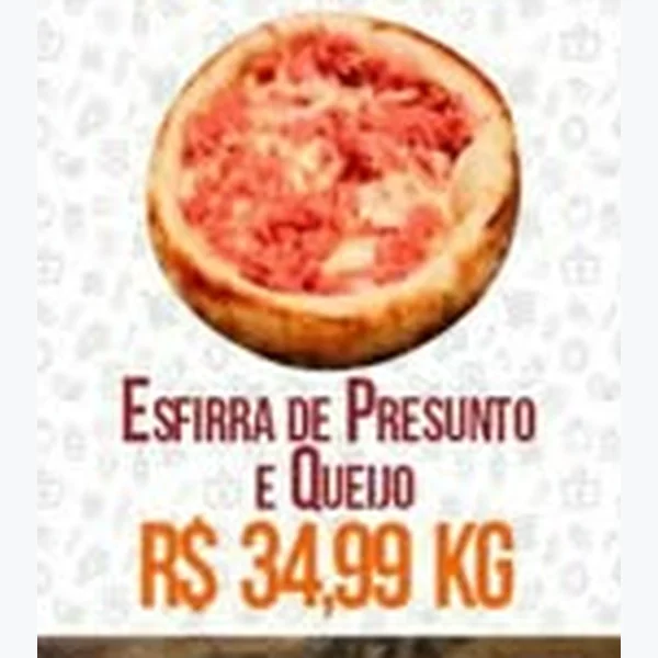 Esfirra de Presunto e Queijo