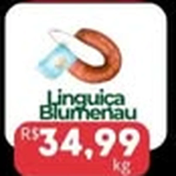 Recorte do encarte de Linguiça Blumenau