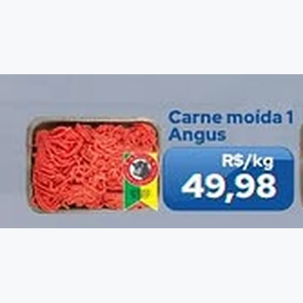 Recorte do encarte de Carne Moída 1 Angus