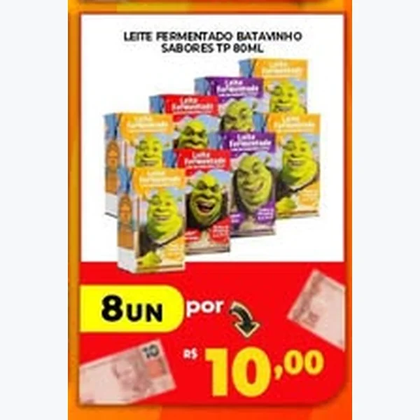 Leite Fermentado Sabores Batavinho 80 ml