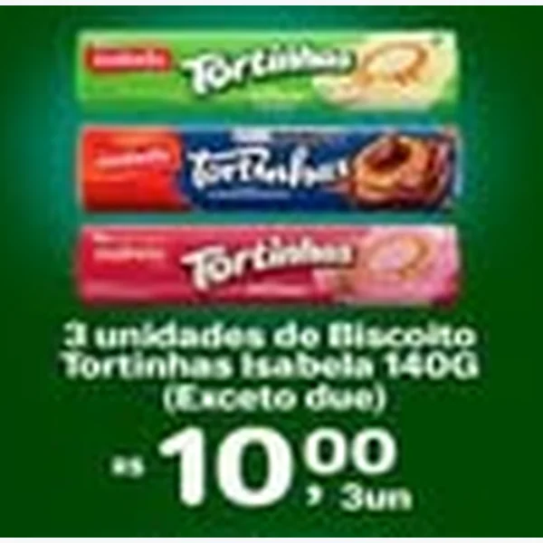 Biscoito Tortinhas Isabela 140 g