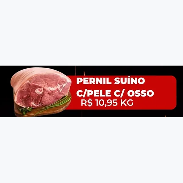 Pernil Suíno C/pele C/osso