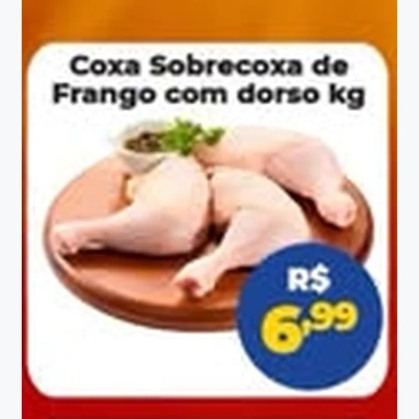Coxa e Sobrecoxa de Frango com Dorso
