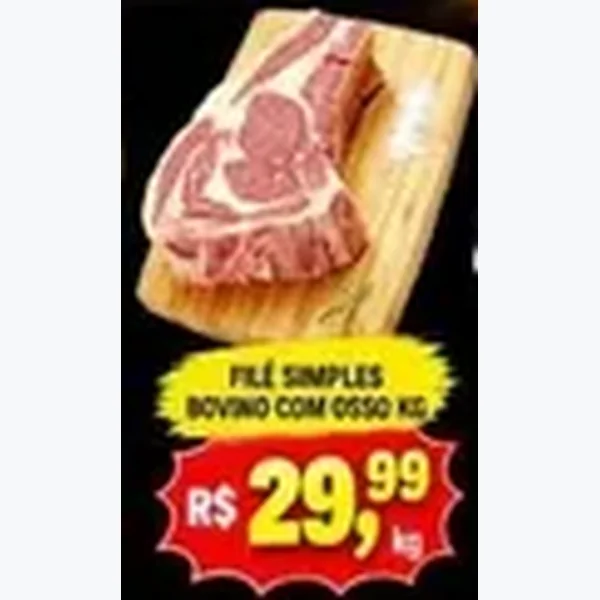 Filé Simples Bovino com Osso