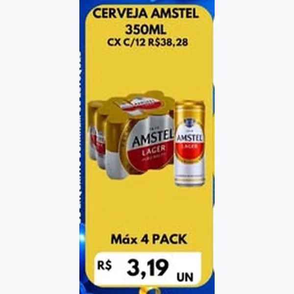 Cerveja Amstel 350 ml