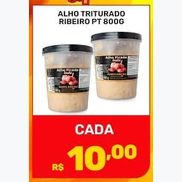 Alho Triturado Ribeiro 800 g