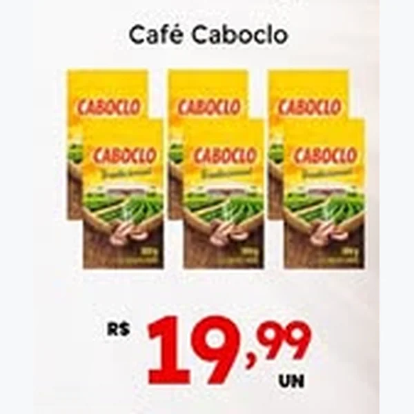 Recorte do encarte de Café Caboclo
