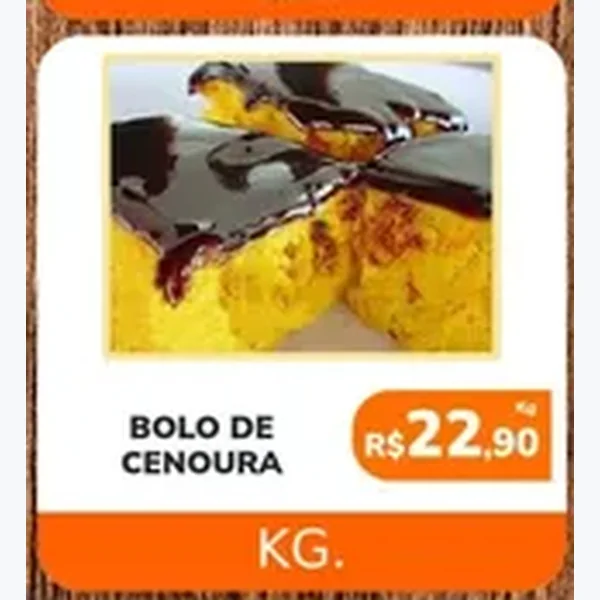 Bolo de Cenoura
