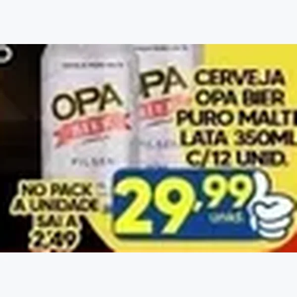 Cerveja Puro Malte Opa Bier 12 un × 350 ml