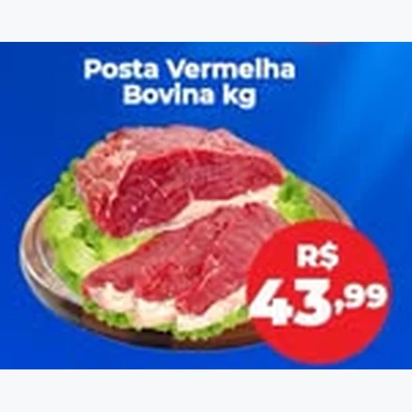 Recorte do encarte de Posta Vermelha Bovina