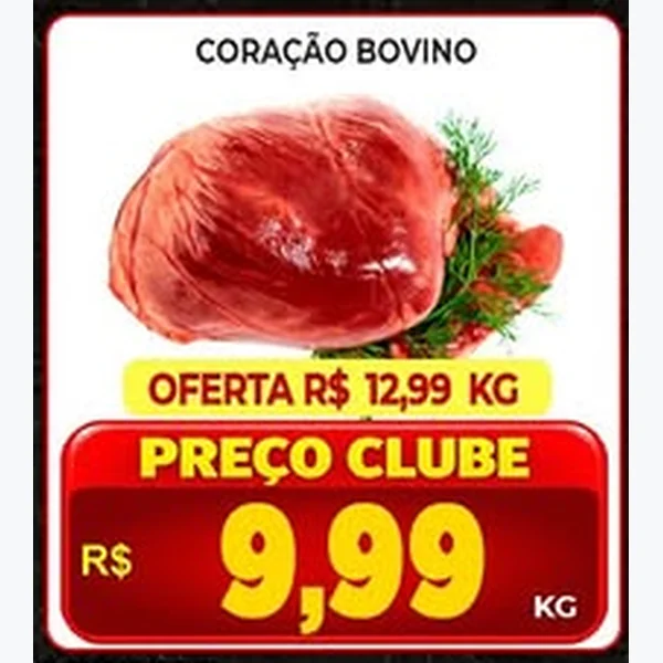 Recorte do encarte de Coração Bovino