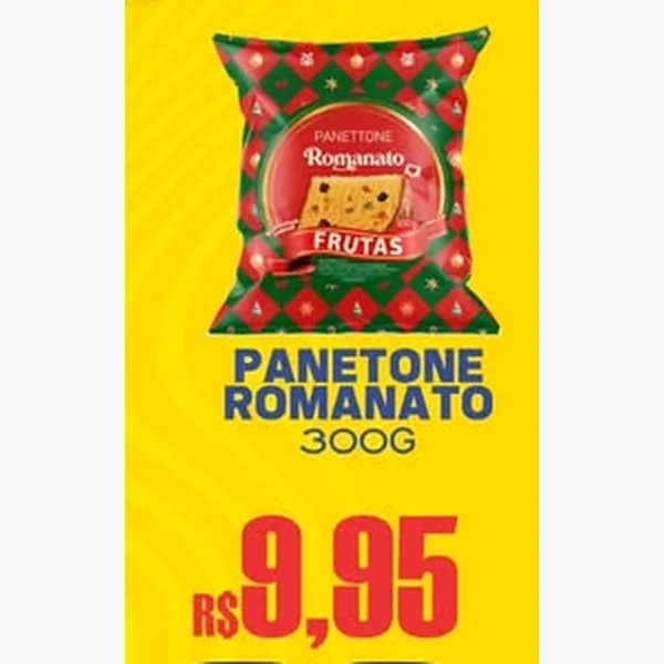 Panetone Frutas Romanato 300 g