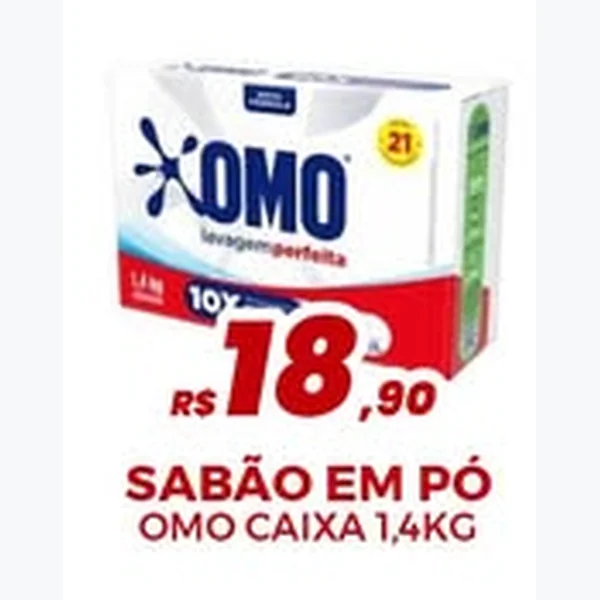 Sabão em Pó Omo 1,4 kg