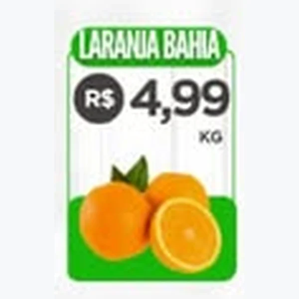 Recorte do encarte de Laranja Bahia
