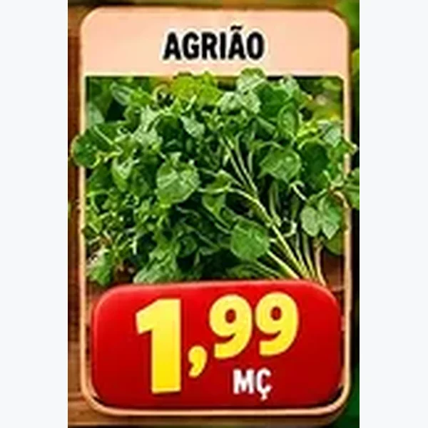 Recorte do encarte de Agrião
