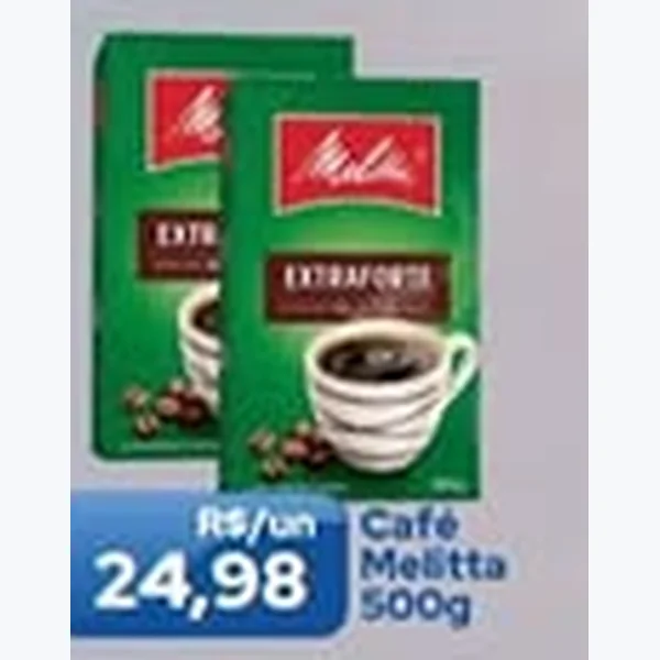 Recorte do encarte de Café Melitta 500 g