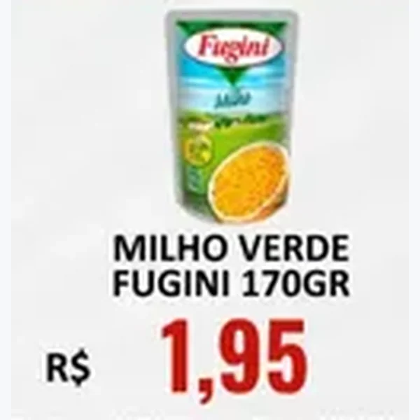 Recorte do encarte de Milho Verde Fugini 170 g