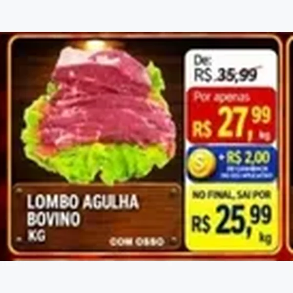 Lombo Agulha Bovino