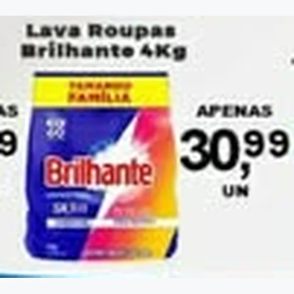 Lava Roupas Brilhante 4 kg