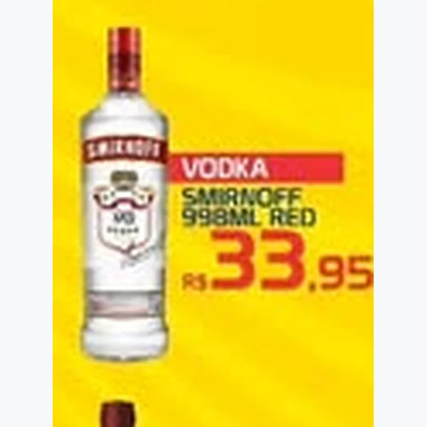 Recorte do encarte de Vodka Smirnoff 998 ml