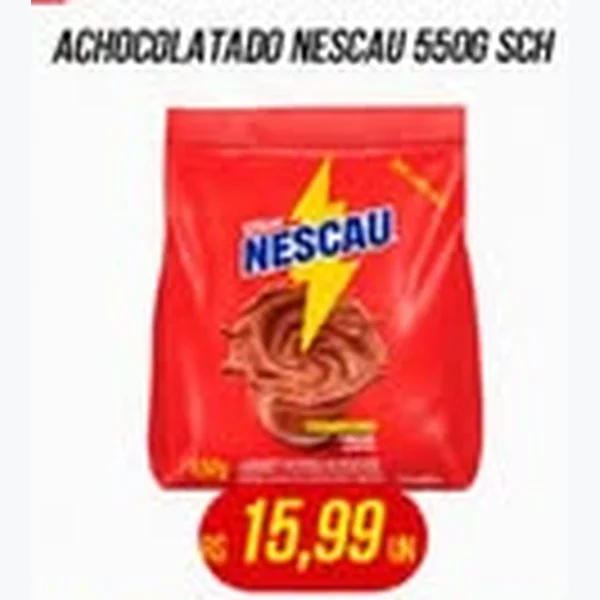 Recorte do encarte de Achocolatado Nescau