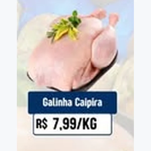 Recorte do encarte de Galinha Caipira