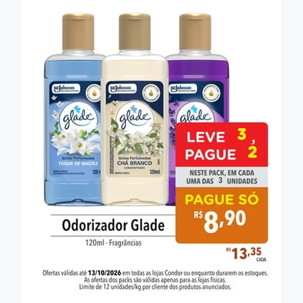 Odorizador Glade 120 ml