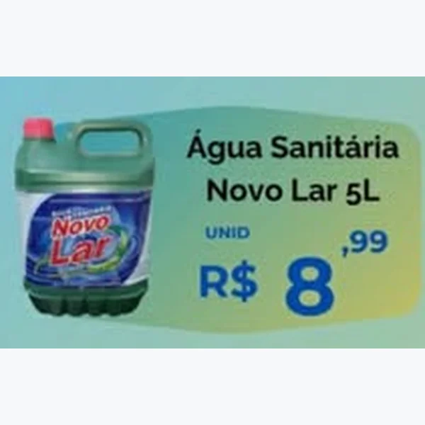 Água Sanitária Novo Lar 5 L