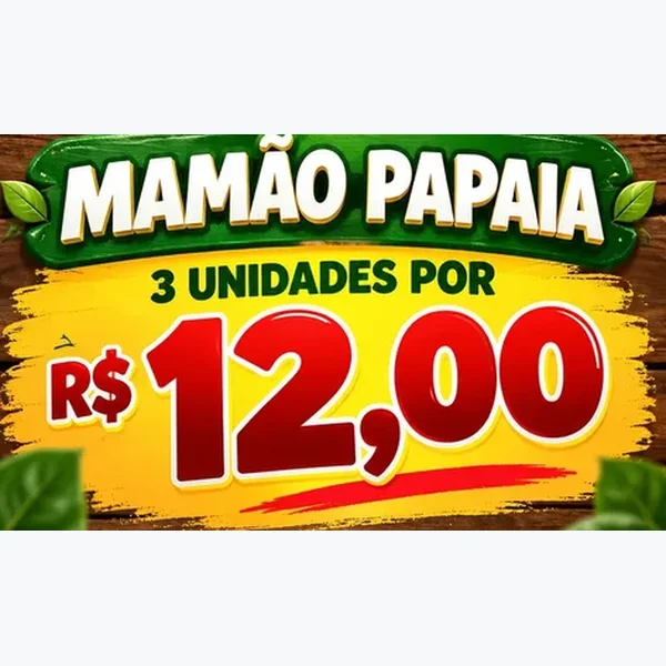 Recorte do encarte de Mamão Papaia