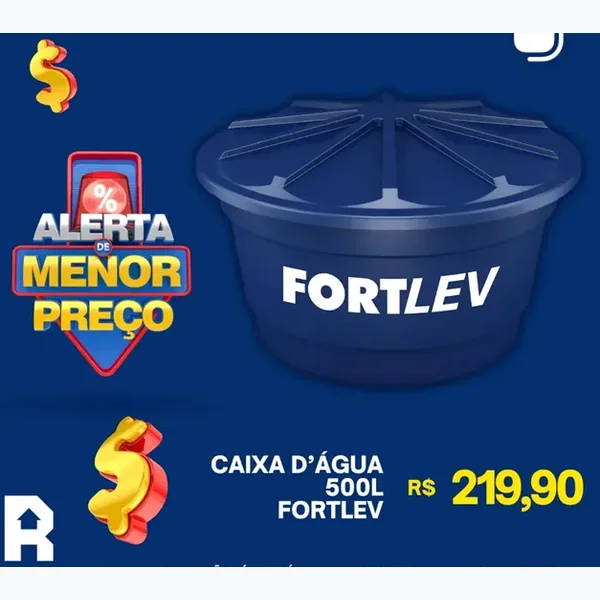 Caixa D'água Fortlev 500 L