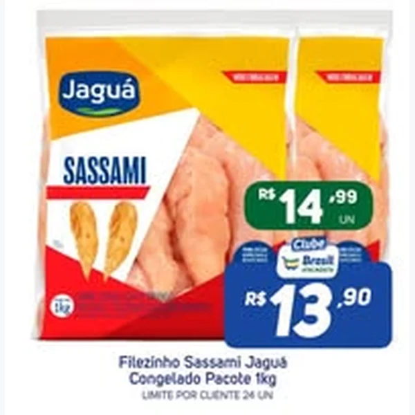 Filezinho Sassami Congelado Jaguá 1 kg