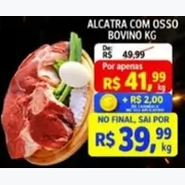 Recorte do encarte de Alcatra com Osso Bovino