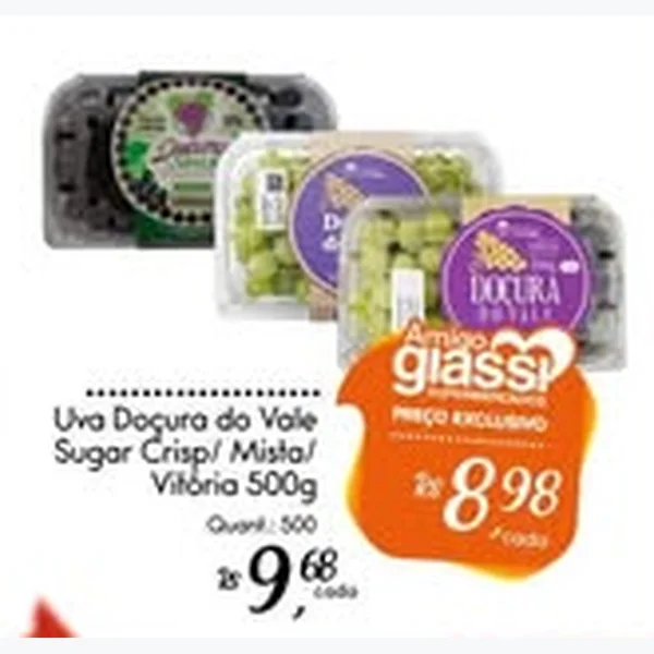 Uva Vitória Doçura do Vale 500 g
