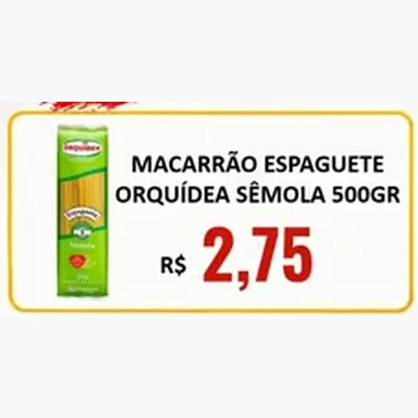Macarrão Espaguete Sêmola Orquídea 500 g
