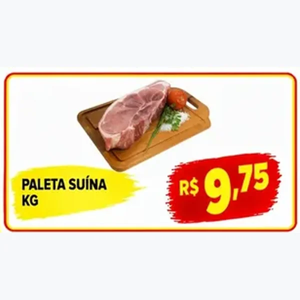 Recorte do encarte de Paleta Suína
