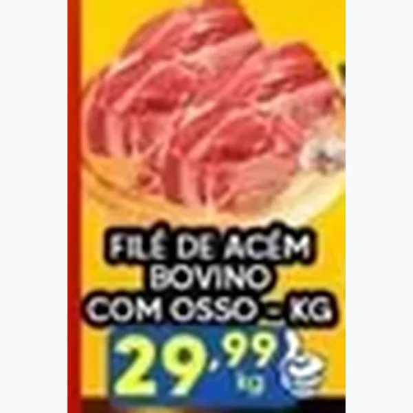 Filé de Acém Bovino com Osso